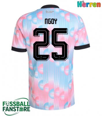 Belgien Nathan Ngoy #25 Replik Auswärtstrikot WM 2026 Kurzarm